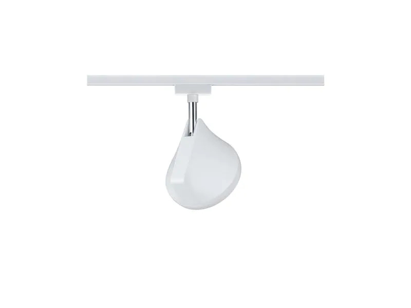 Paulmann LED Schienenspot URail Arena, 15 W, 2700 K, Weiss/ Chrom