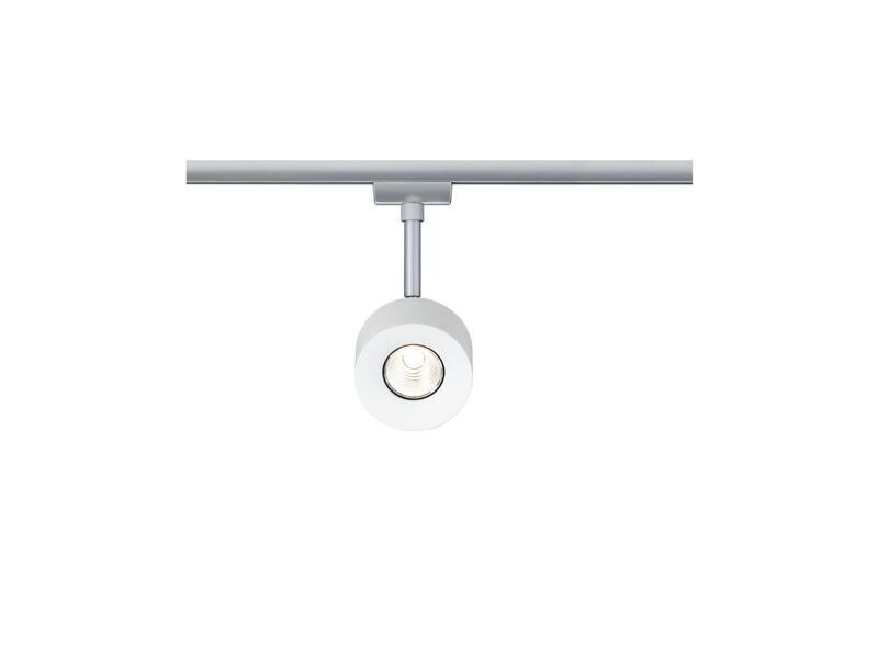 Paulmann LED Schienenspot URail Pane, 7.4 W, 2700 K, Chrom/ Weiss