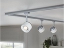 Paulmann LED Schienenspot URail Pane, 7.4 W, 2700 K, Chrom/ Weiss