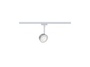 Paulmann LED Schienenspot URail Pellet, 4 W, 2700 K, Weiss/ Chrom