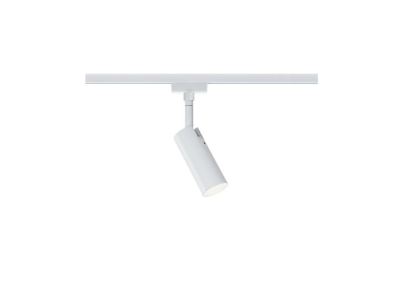 Paulmann LED Schienenspot URail Tubo, 5 W, 3000 K, Weiss