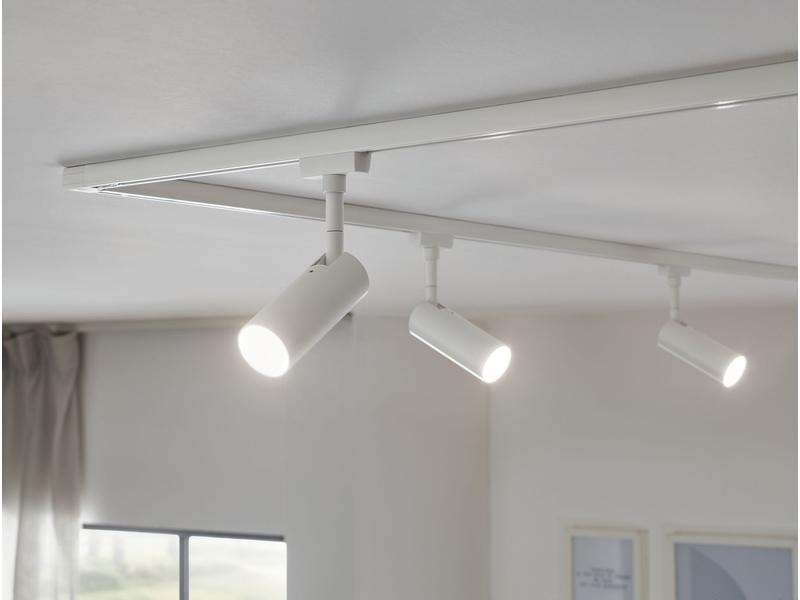 Paulmann LED Schienenspot URail Tubo, 5 W, 3000 K, Weiss