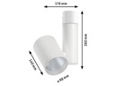 Paulmann LED Schienenspot URail Zeuz, 33 W, 4000 K, 39°, Weiss