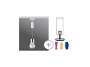 Paulmann Pendelleuchte Urail 2Easy Basic, 1 x E27, 20 W, Weiss/ Chrom