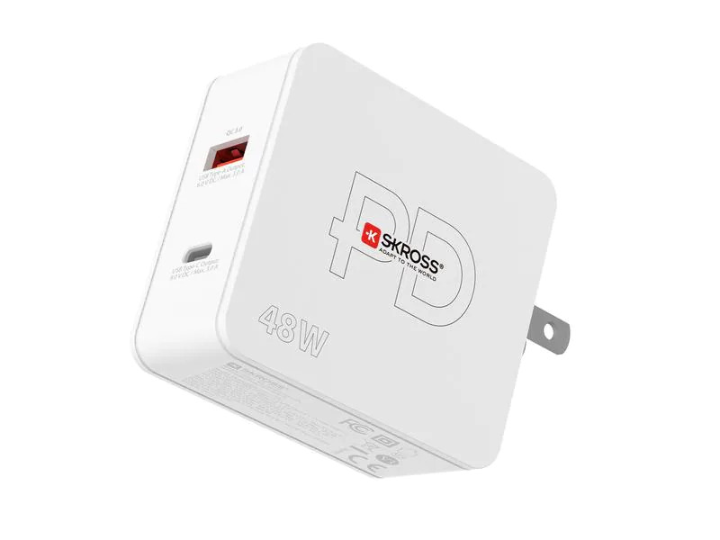 SKROSS USB Netzteil Multipower 2 Pro+, US 48 W, 5 V 9 V