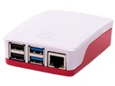 Raspberry Pi Gehäuse Raspberry Pi 4 Model B  Rot/Weiss