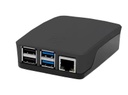 Raspberry Pi Gehäuse Raspberry Pi 4 Model B Grau/Schwarz