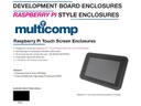 Raspberry Pi Gehäuse für 7 TFT Touchscreen