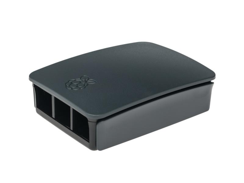 Raspberry Pi Gehäuse für Raspberry Pi 3 Model B/B+ Grau/Schwarz