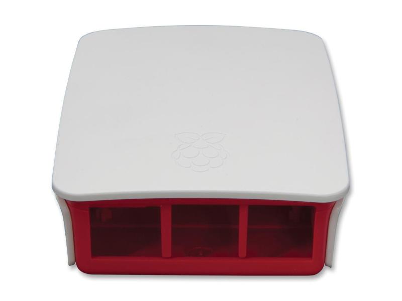 Raspberry Pi Gehäuse für Raspberry Pi 3 Model B/B+ Himbeer/Weiss