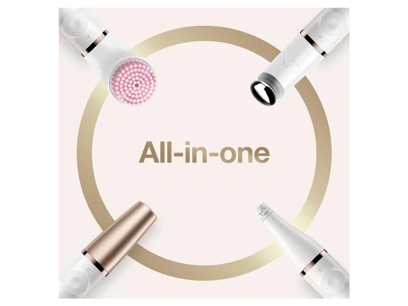Braun Gesichtsepilierer FaceSpa Pro 912, Bronze/Weiss