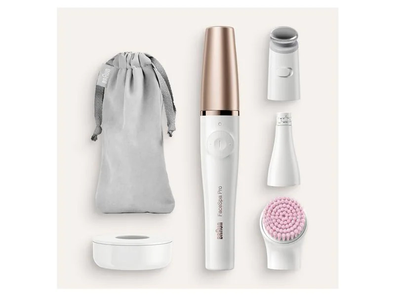 Braun Gesichtsepilierer FaceSpa Pro 912, Bronze/Weiss