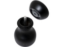 Crush Grind Salz- und Pfeffermühle Lyon 2er Set, 9.6 cm, Schwarz