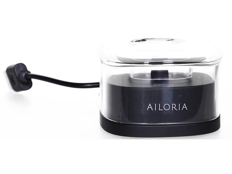 Ailoria Schallzahnbürste Shine Bright Schwarz, inkl. USB-Ladegerät