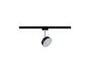Paulmann LED Schienenspot URail Circle, 5.3 W, 2700 K, Schwarz