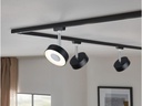 Paulmann LED Schienenspot URail Circle, 5.3 W, 2700 K, Schwarz
