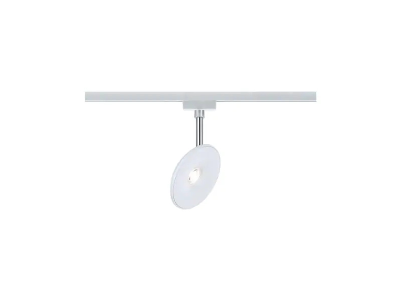 Paulmann LED Schienenspot URail Sphere, 7.4 W, 2700 K, Weiss/ Chrom