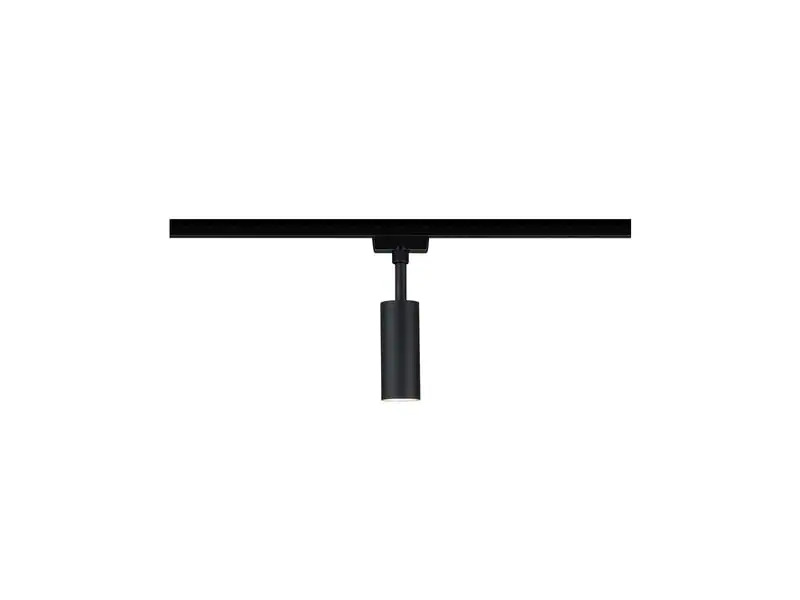 Paulmann LED Schienenspot URail Tubo, 5 W, 3000 K, Schwarz