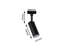 Paulmann LED Schienenspot URail Tubo, 5 W, 3000 K, Schwarz