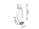 Paulmann Schienenspot URail Apol II, 1 x E27, 50 W, Weiss