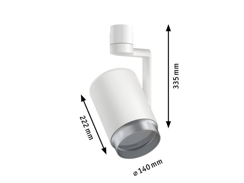 Paulmann Schienenspot URail Asthene, 1 x E27, 50 W, Weiss