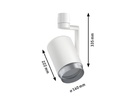 Paulmann Schienenspot URail Asthene, 1 x E27, 50 W, Weiss