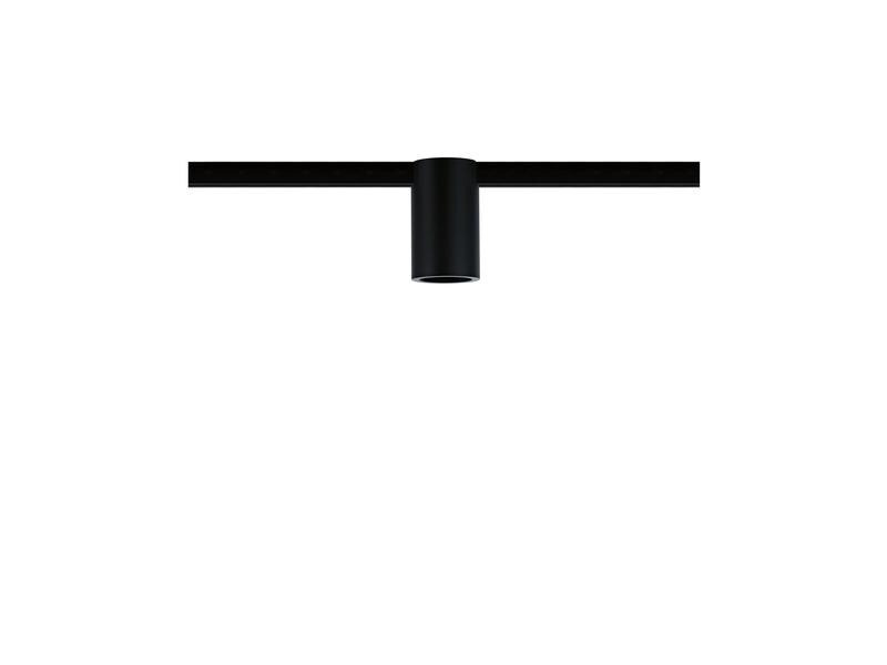 Paulmann Schienenspot URail Ceiling Socket, E27, 20 W, Schwarz