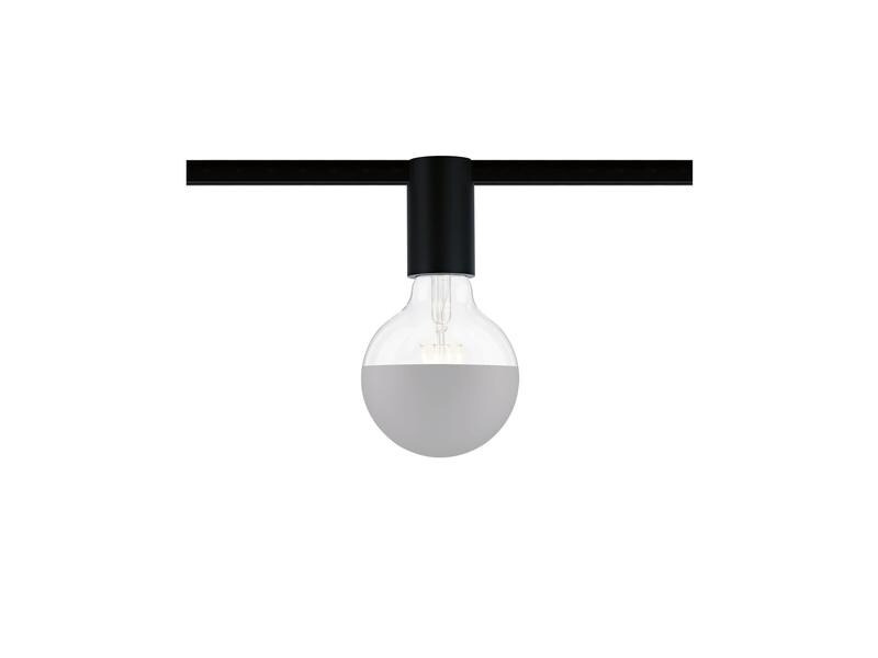Paulmann Schienenspot URail Ceiling Socket, E27, 20 W, Schwarz