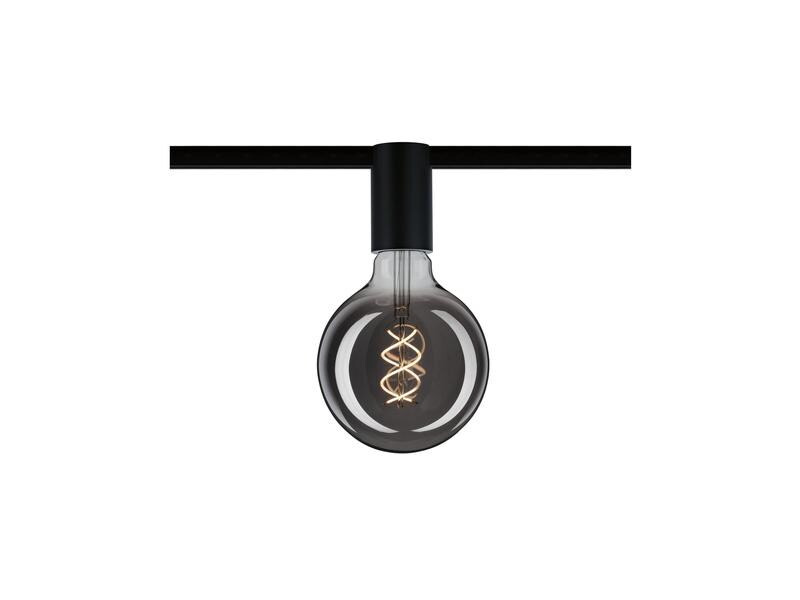 Paulmann Schienenspot URail Ceiling Socket, E27, 20 W, Schwarz