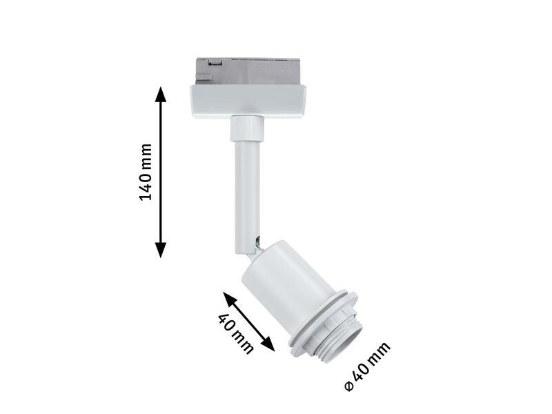 Paulmann Schienenspot URail DecoSystems 1 x E14, 20 W, Weiss