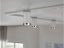 Paulmann Schienenspot URail Tube, 1 x GU10, 10 W, Weiss/ Chrom