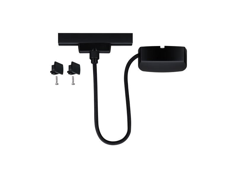 Paulmann URail Light &amp; Easy Stromeinspeisung, Schwarz