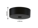 Paulmann URail Single Spot-Base, Schwarz