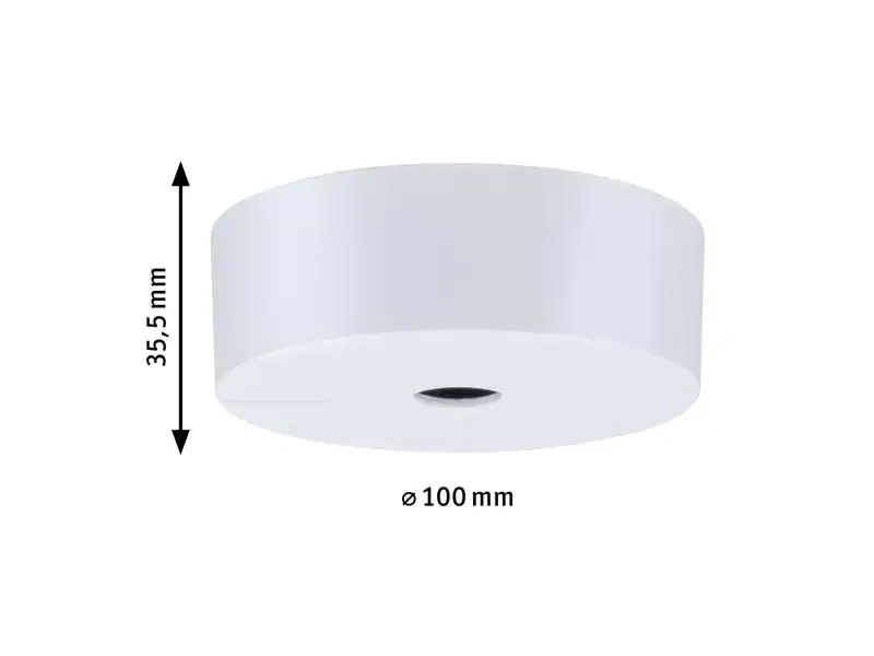 Paulmann URail Single Spot-Base, Weiss