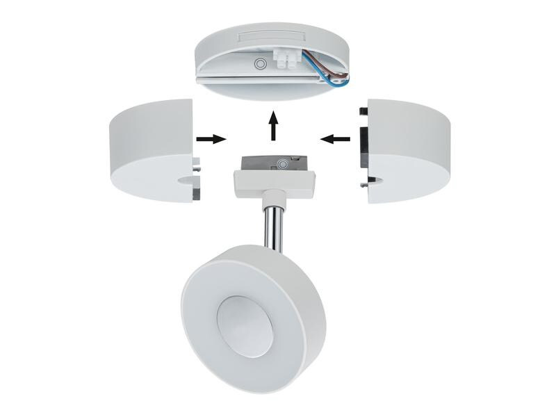 Paulmann URail Single Spot-Base, Weiss