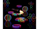 relaxdays Knicklichter 100 Stück, 20 x 0.5 cm