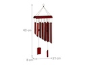 relaxdays Windspiel aus Bambus 60 cm