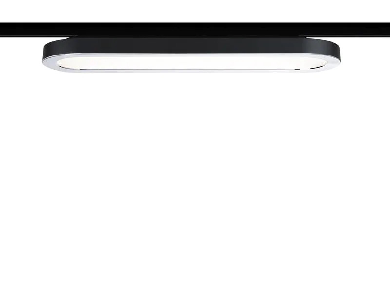 Paulmann LED Panelleuchte URail Loop, 7 W, 2700 K, Schwarz