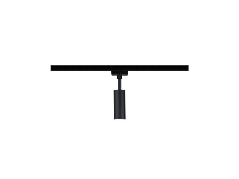 Paulmann LED Schienenspot URail Tubo, 5 W, 4000 K, Schwarz