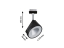 Paulmann LED Schienenspot URail Arena, 15 W, 4000 K, Schwarz