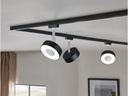 Paulmann LED Schienenspot URail Circle, 5 W, 4000 K, Schwarz