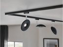 Paulmann LED Schienenspot URail Sphere, 7.4 W, 2700 K, Schwarz/ Chrom