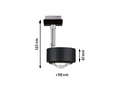 Paulmann LED Schienenspot URail Aldan II, 9 W, 2700 K, Schwarz