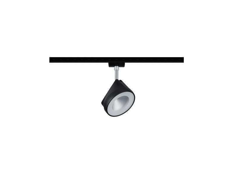 Paulmann LED Schienenspot URail Arena, 14 W, 2700 K, Schwarz/ Chrom
