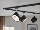Paulmann LED Schienenspot URail Arena, 14 W, 2700 K, Schwarz/ Chrom