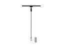 Paulmann Pendelleuchte Urail 2Easy Basic, 1xE27, 20 W, Schwarz/Chrom