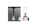 Paulmann Pendelleuchte Urail 2Easy Basic, 1xE27, 20 W, Schwarz/Chrom