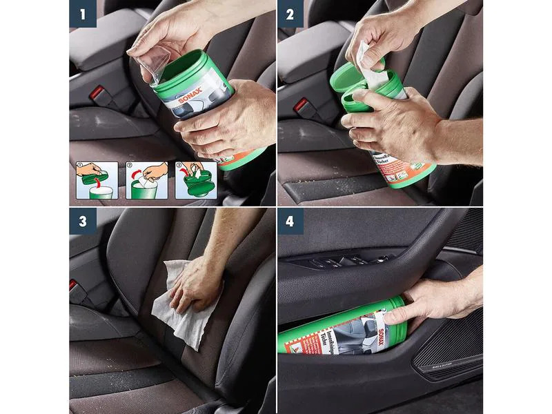 Sonax Reinigungstücher Box, Innen &amp; aussen