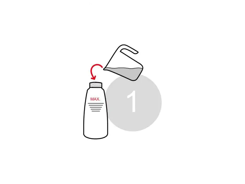 Kisag Rahmbläser Basic 0.5 l, Silber