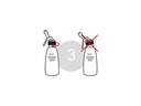Kisag Rahmbläser Basic 0.5 l, Silber